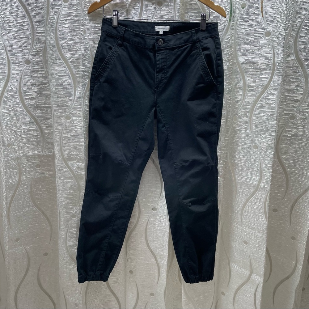 Blumind Jogger Pants Womens 27 Black Excellent Utility Tapered Cotton Blend